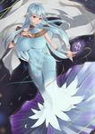  1girl blue_hair breasts dress fire_emblem hips huge_breasts looking_at_viewer ninian red_eyes skin_tight smile solo source_request tagme tight tight_clothes tight_clothing tight_dress wide_hips 