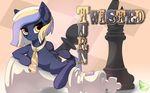  chess clothing cutie_mark equine fan_character female friendship_is_magic hair horse looking_at_viewer mammal multicolored_hair my_little_pony pegasus pony rayhiros twisted_turn wings yellow_eyes 