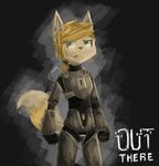  2015 anthro armor blue_eyes body_armor canine clothed clothing english_text eri_washington_(panzery25) female fox inner_ear_fluff mammal panzery25 signature solo standing text 