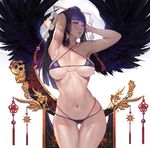  bikini dead_or_alive_5 erect_nipples gtunver nyotengu swimsuits underboob wings 