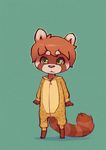  clothing cub cute kigurumi male mammal red_panda skidoo young 