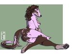  anthro borzoi breasts butt canine dog female inktiger looking_back mammal nipples nude pussy smile solo 