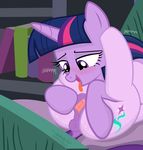  2017 anus blush book cunnilingus cutie_mark duo equine female feral friendship_is_magic hair hi_res horn horse inside mammal multicolored_hair my_little_pony oral pony purple_eyes pussy sex shutterflyeqd spread_pussy spreading starlight_glimmer_(mlp) tongue tongue_out twilight_sparkle_(mlp) unicorn vaginal 