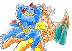  charizard danandnite feraligatr nintendo pokemon 