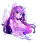  alpha_channel anthro areola breasts equine feathered_wings feathers female friendship_is_magic fur hair hi_res horn koveliana mammal my_little_pony nipples purple_eyes purple_feathers purple_fur purple_hair simple_background smile solo transparent_background twilight_sparkle_(mlp) winged_unicorn wings 