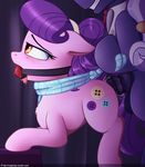  2017 ambiguous_penetration animal_genitalia animal_penis ball_gag bdsm blush butt clothed clothing cum cutie_mark duo earth_pony equine equine_penis erection female feral friendship_is_magic gag hoity_toity_(mlp) horse male male/female mammal my_little_pony neighday penetration penis pony scarf sex suri_polomare_(mlp) tongue tongue_out 