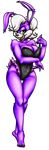  2017 absurd_res alpha_channel anthro big_breasts breasts cleavage clothed clothing female happyanthro hi_res lagomorph mammal rabbit skimpy solo 