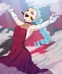  :d armpits bare_shoulders braid breasts covered_navel death_parade dress earrings elbow_gloves gloves goma_(goma-folio) half-closed_eyes jewelry lavender_eyes light_blue_hair long_hair looking_at_viewer nona_(death_parade) open_mouth outstretched_arms pink_lips red_dress single_braid sleeveless sleeveless_dress small_breasts smile smoke solo source_request spread_arms symbol-shaped_pupils very_long_hair white_gloves widow's_peak 