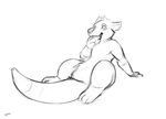  2017 3_toes 4_fingers accidentalaesthetics animated anthro arm_support barefoot belly belly_expansion big_belly biped black_and_white digital_media_(artwork) eating featureless_crotch food fruit holding_food holding_object hyper hyper_belly inflation jazzotter loop male mammal monochrome mustelid naturally_censored nude otter reclining signature simple_background solo surprise toes white_background 