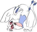  anus blush canine erection female hexeix larger_male legendary_pok&eacute;mon lugia lycanroc male male/female mammal midnight_lycanroc nintendo paws penis pok&eacute;mon pussy size_difference smaller_female video_games 