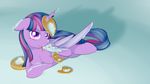  equine feathered_wings feathers female feral food friendship_is_magic hair hooves horn lying mammal my_little_pony pancake purple_eyes purple_hair smile twilight_sparkle_(mlp) winged_unicorn wings xduskstarx 