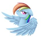  alpha_channel blue_feathers equine feathered_wings feathers female feral friendship_is_magic hair mammal multicolored_hair my_little_pony pegasus rainbow_dash_(mlp) rainbow_hair simple_background solo transparent_background wings xduskstarx 