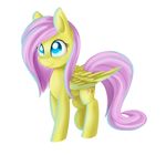  alpha_channel blue_eyes cutie_mark equine feathers fluttershy_(mlp) friendship_is_magic hair hooves mammal my_little_pony pegasus pink_hair simple_background smile standing transparent_background wings xduskstarx yellow_feathers 