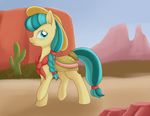  blue_eyes blue_hair braided_hair clothed clothing detailed_background equine fan_character female feral fur hair hat hooves mammal my_little_pony solo standing xduskstarx 