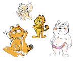  anthro balls cat feline garfield garfield_(series) male mammal penis torquewintress 