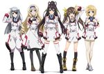  cecilia_alcott charlotte_dunois eyepatch huang_lingyin infinite_stratos laura_bodewig pantyhose seifuku shinonono_houki thighhighs 