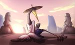  4_toes bassybird bassywolfeh beak clothed clothing detailed_background dreamworks feathers feral kung_fu_panda looking_at_viewer male master_crane outside seductive solo talons toes wings 