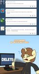  anthro computer dialogue english_text equine friendship_is_magic horn male mammal my_little_pony oliver_cotter stunnerpony text tumblr unicorn 