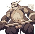  balls bear bovine catsudon cattle exercise flaccid flexing horn hybrid male mammal musclegut muscular muscular_male nipple_piercing nipples nude penis piercing tattoo thick_legs tuft uncut vein veiny_penis weightlifting workout 