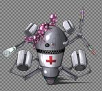  anime chomes enemy eroge horror monster original quietgirls robot standing survival_horror 