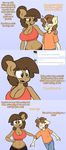  anthro breasts cleavage clothed clothing comic dialogue english_text equine fan_character female georgia_lockheart horn mammal my_little_pony oliver_cotter pegasus stunnerpony text tumblr unicorn wings 