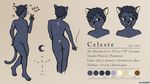  2017 ambiguous_gender anthro brown_background butt buurgerboy cat celeste_(buurgerboy) cigarette constellation crescent_moon english_text feline inner_ear_fluff mammal model_sheet moon navel nipples nude signature simple_background solo sparkle standing star tattoo text tongue tongue_out v_sign 