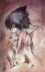  behind breasts couple delia88 haruno_sakura highres hug hug_from_behind naruto nude sakura_haruno sasuke_uchiha uchiha_sasuke 