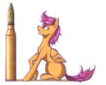  alpha_channel digital_media_(artwork) equine feathered_wings feathers female feral friendship_is_magic fur hair hooves madhotaru mammal my_little_pony orange_feathers orange_fur pegasus purple_eyes purple_hair scootaloo_(mlp) simple_background sitting solo transparent_background wings 