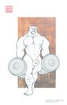  2017 abs anthro areola balls big_balls big_penis black_and_white exercise eyes_closed feline flaccid hybrid hyper hyper_muscles liger lion mainlion male mammal monochrome muscular muscular_male nipples nude pecs penis simple_background solo thick_thighs tiger vein veiny_muscles weightlifting weights workout 