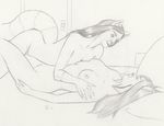  anthro bed bedroom bisexual breasts dreadwolfclaw1990 feline female female/female inside lying lynx male mammal nude red_panda samantha_daring 