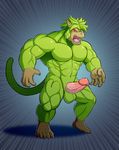  dragon_ball dragon_ball_z male muscular nude oozaru primodrago red_eyes simple_background solo 