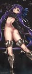  :o armor armored_boots ass banned_artist blue_bow blue_eyes boots bow breasts dimples_of_venus fate/grand_order fate_(series) hair_bow juliet_sleeves long_hair long_sleeves looking_back meltlilith no_panties puffy_sleeves purple_hair shoulder_blades small_breasts solo standing standing_on_one_leg underboob viola_(seed) water wide_sleeves 