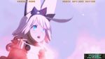  1girl 3d animated animated_gif arc_system_works blue_eyes bounce bouncing_breasts breasts bunny_ears choker cleavage elphelt_valentine female guilty_gear guilty_gear_xrd guilty_gear_xrd:_revelator guilty_gear_xrd:_revelator_2 large_breasts open_mouth running solo white_hair 
