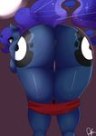  anthro anus big_breasts big_butt blush breasts butt cbatie11 equine female friendship_is_magic horn huge_butt mammal my_little_pony nude princess_luna_(mlp) pussy solo winged_unicorn wings 