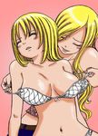 2girls blonde_hair bra elie julia_(rave_master) lingerie multiple_girls rave rave_master stripping underwear undressing yuri 