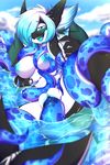  2016 anthro blue_eyes blue_nipples breasts cetacean coiling consentacles cyan_pussy dragon female fin fish hi_res hybrid mammal marine nipples orca penelope penetration pussy pussy_juice rainbowscreen sharp_teeth solo spread_legs spreading teeth tentacle_sex tentacles vaginal vaginal_penetration water wet whale 