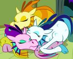  adagio_dazzle_(eg) anon aria_blaze_(eg) badumsquish cuddle_puddle cuddling equestria_girls frown generic_messy_hair_anime_anon group grumpy happy human mammal my_little_pony siren size_difference sleeping solo sonata_dusk_(eg) 