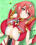  breasts homura_(xenoblade_2) huge_breasts red_hair short_hair tagme xenoblade xenoblade_2 