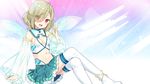  cleavage no_bra pulltop pure_song_garden! see_through suzu_(pure_song_garden!) tagme thighhighs wings 