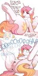  ! 2017 :i :| butt comic cutie_mark english_text equine evehly feathered_wings feathers female feral friendship_is_magic fur ghost hair hi_res horn humor legs_up looking_at_viewer lying mammal multicolored_hair my_little_pony princess_celestia_(mlp) purple_eyes pussy simple_background solo spider_web spirit spread_legs spread_wings spreading text white_background white_fur winged_unicorn wings 