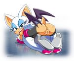  2017 anthro anus bat big_breasts breasts butt captured coolblue female mammal pussy rouge_the_bat solo sonic_(series) 