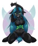  2016 absurd_res ambris anthro anthrofied blush breasts changeling clothed clothing fangs female friendship_is_magic green_eyes green_hair hair hi_res hole_(disambiguation) horn http://66.media.tumblr.com/6ba77f2e7a13d24c3742233f0b3902bf/tumblr_ocooxwp6z91rjociso1_raw.pngcleavage insect_wings kneeling legwear my_little_pony panties queen_chrysalis_(mlp) solo stockings underwear wings 