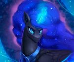  blue_eyes equine female feral friendship_is_magic horn magic mammal my_little_pony nightmare_moon_(mlp) rodrigues404 winged_unicorn wings 