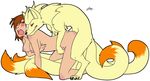  2015 bestiality breasts duo female feral from_behind_position human human_on_feral interspecies jolly-jak male male/female mammal ninetales nintendo nipples nude open_mouth pok&eacute;mon sex side_view simple_background video_games white_background 