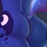  2016 absurd_res anthro anthrofied anus blue_skin butt butt_shot close-up cutie_mark dock equine female friendship_is_magic hi_res horse mammal moon my_little_pony nude princess_luna_(mlp) pussy solo whisperfoot 