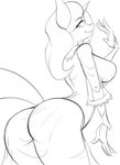  2017 anthro anthrofied butt clothing equine female friendship_is_magic horn jrvanesbroek lily_lace_(mlp) mammal monochrome my_little_pony pose solo unicorn 