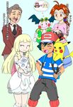  2boys alolan_vulpix hanako_(pokemon) heart james_(pokemon) k240 lillie_(pokemon) littem litten mr._mime pokemon pokemon_(anime) pokemon_sm pokemon_sm_(anime) satoshi_(pokemon) translation_request z-ring 