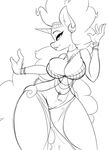  2017 anthro anthrofied belly_dancer breasts cleavage clothed clothing equine female friendship_is_magic harem_outfit horn jrvanesbroek mammal my_little_pony piercing saffron_masala_(mlp) solo translucent transparent_clothing unicorn 
