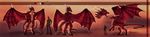  anthro digitigrade dragon featureless_crotch horn membranous_wings selianth solo standing wings 