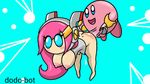  1girl animated arm_grab dodo-bot kirby_(series) pink_hair robot sex susie_(kirby) 